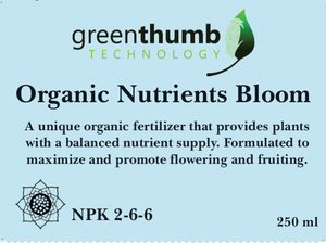 Organic Nutrients Bloom